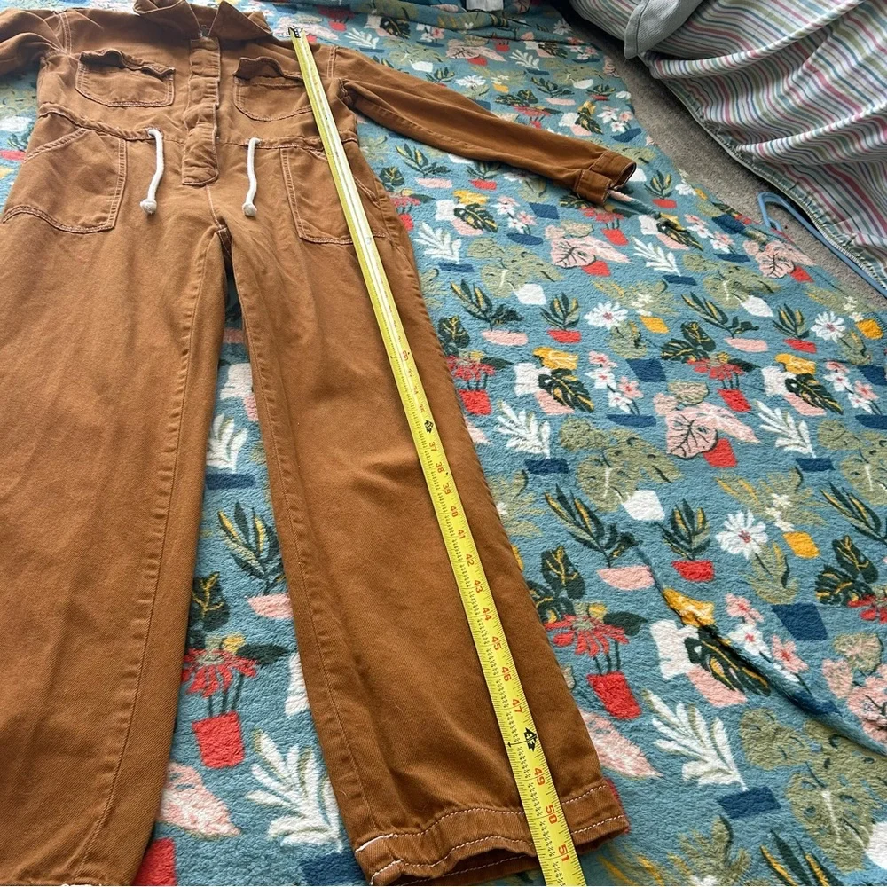 Abercrombie & Fitch utility jumpsuit in rust/brown - Picture 6 of 12